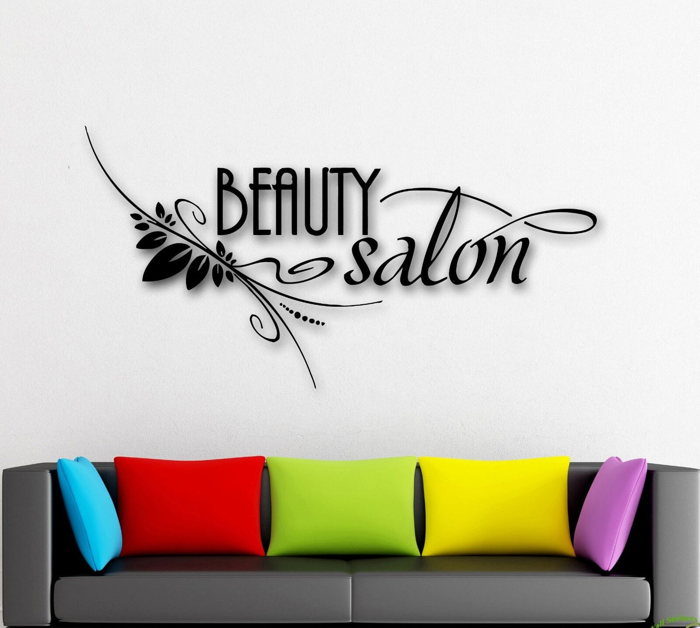 Wall Stickers Vinyl Decal Beauty Salon Spa Barbershop Hair Stylist (ig1398)