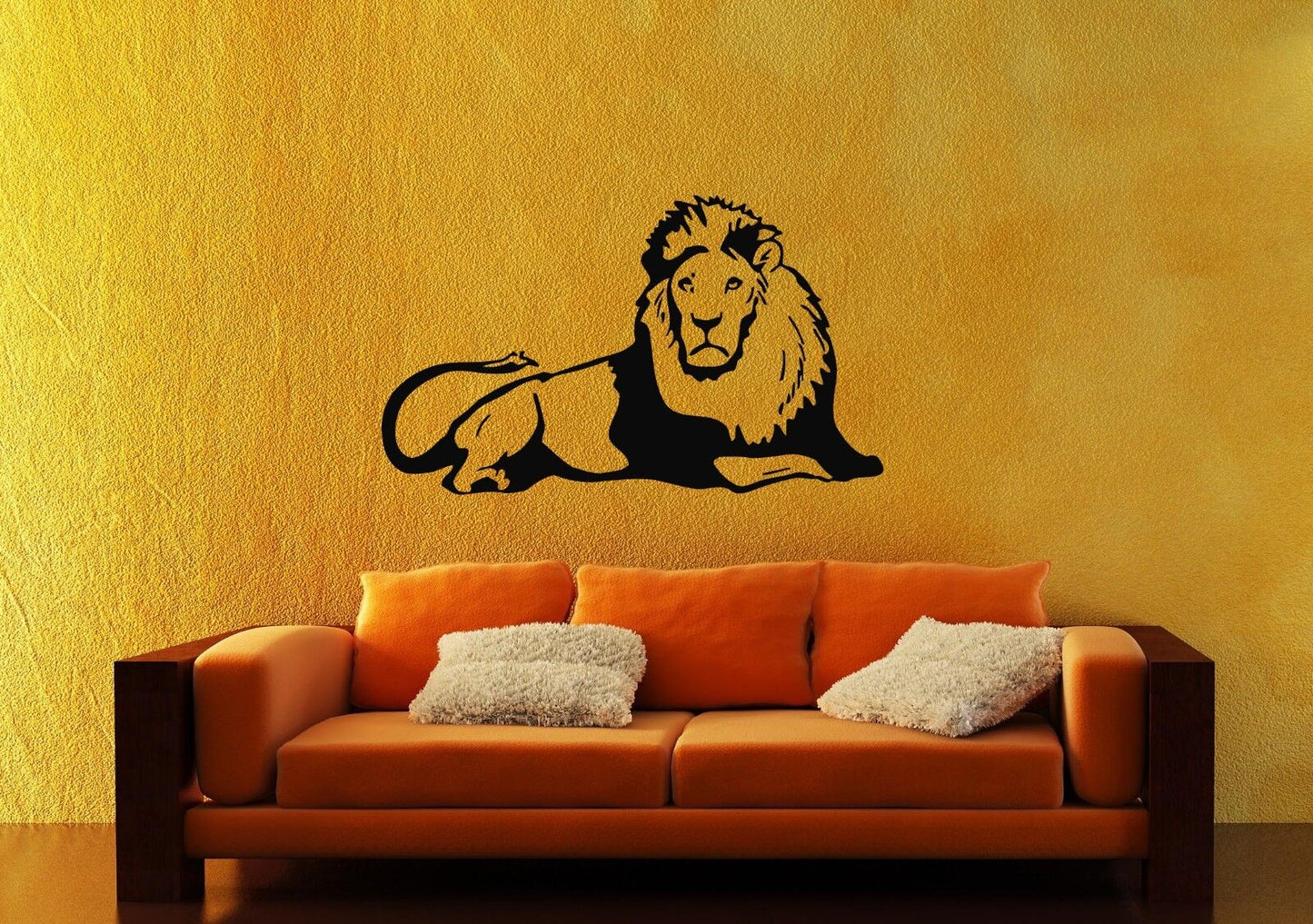 Wall Stickers Vinyl Decal Lion Predator Animals for Children ig1388