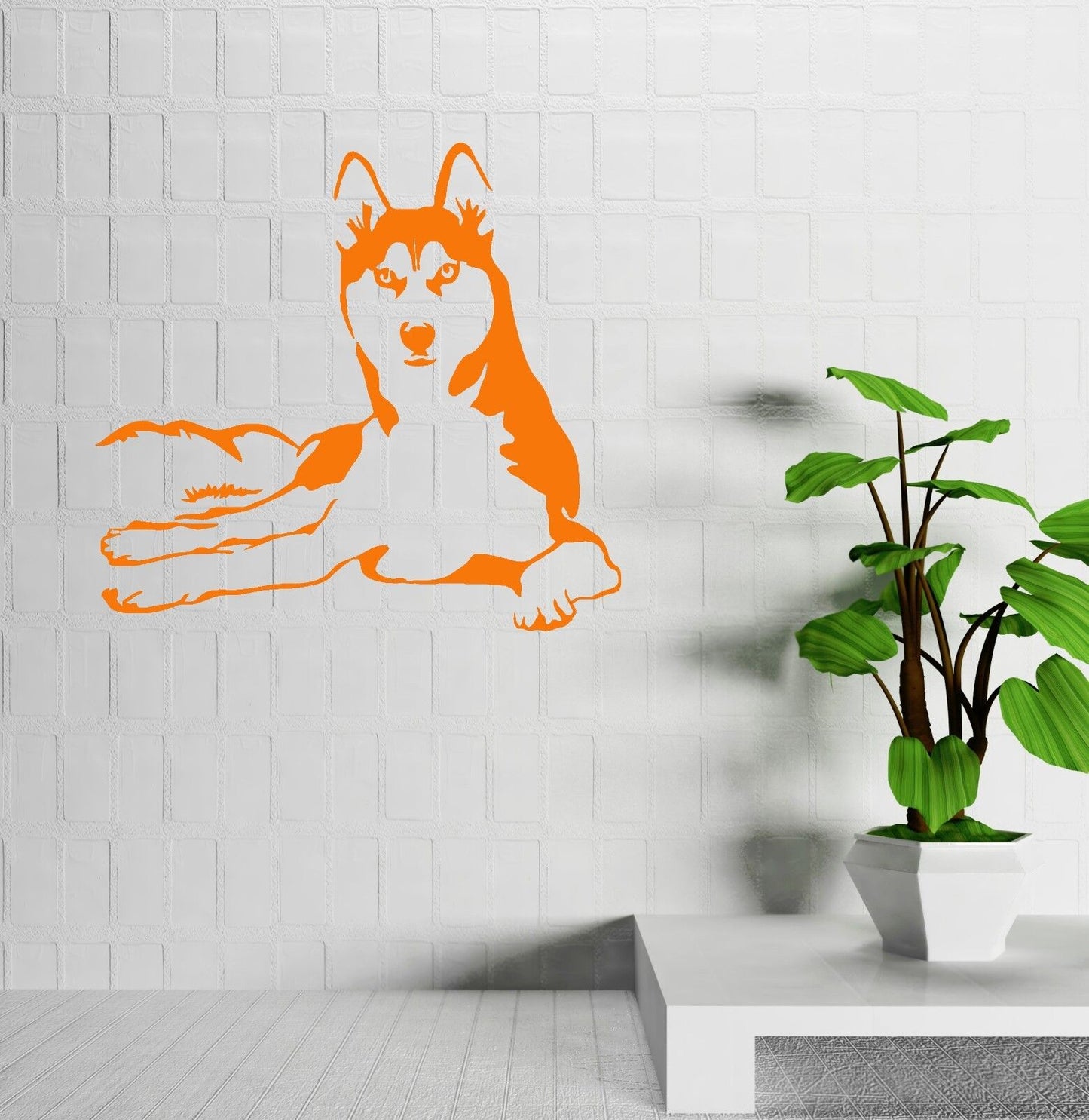 Wall Stickers Vinyl Decal Husky Dog Animals Pets Veterinary (ig1341)