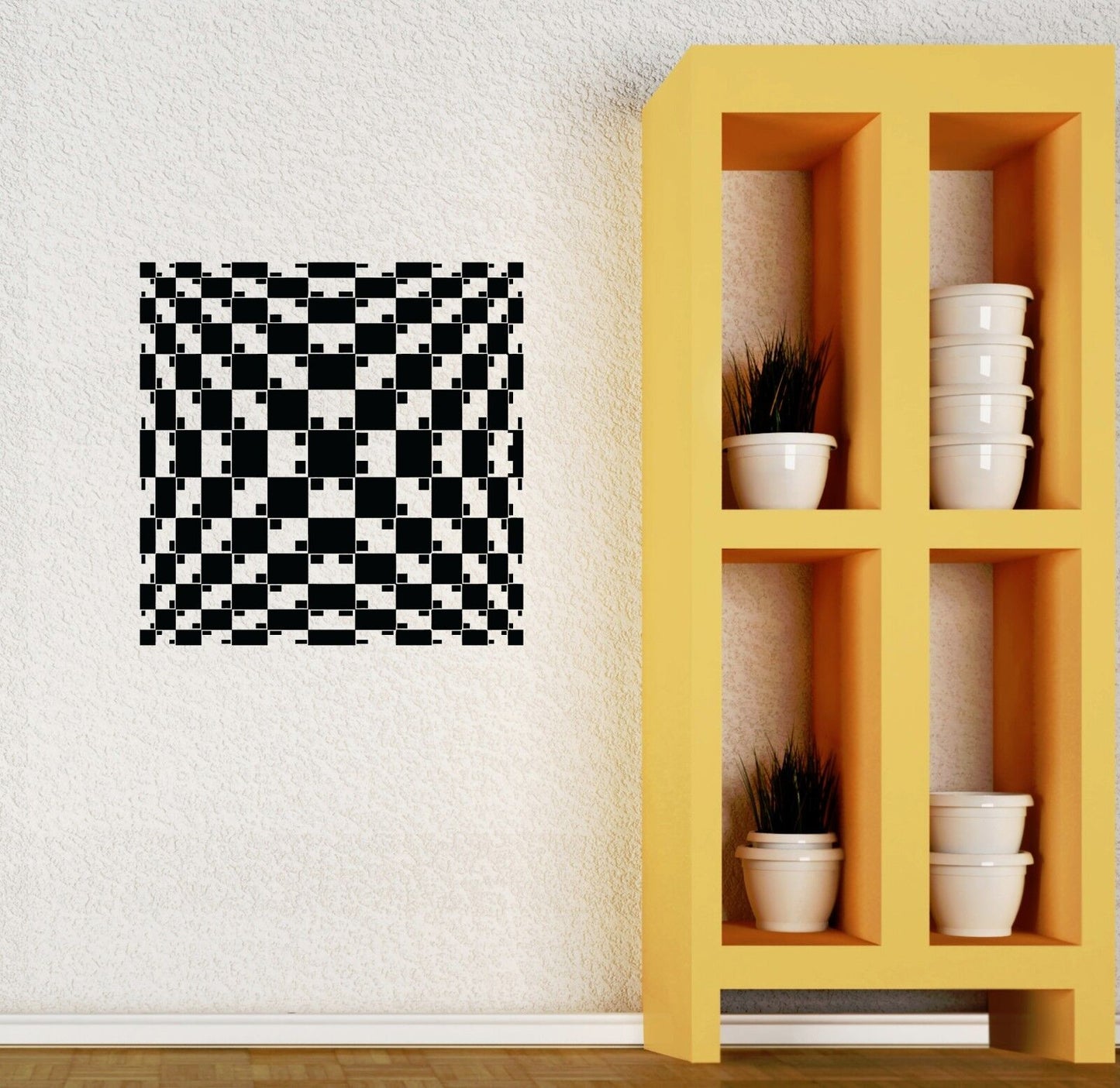 Wandaufkleber, Vinyl, Aufkleber, moderner Stil, Dekor, Kunst, Wohnzimmer, Illusion (ig1303)