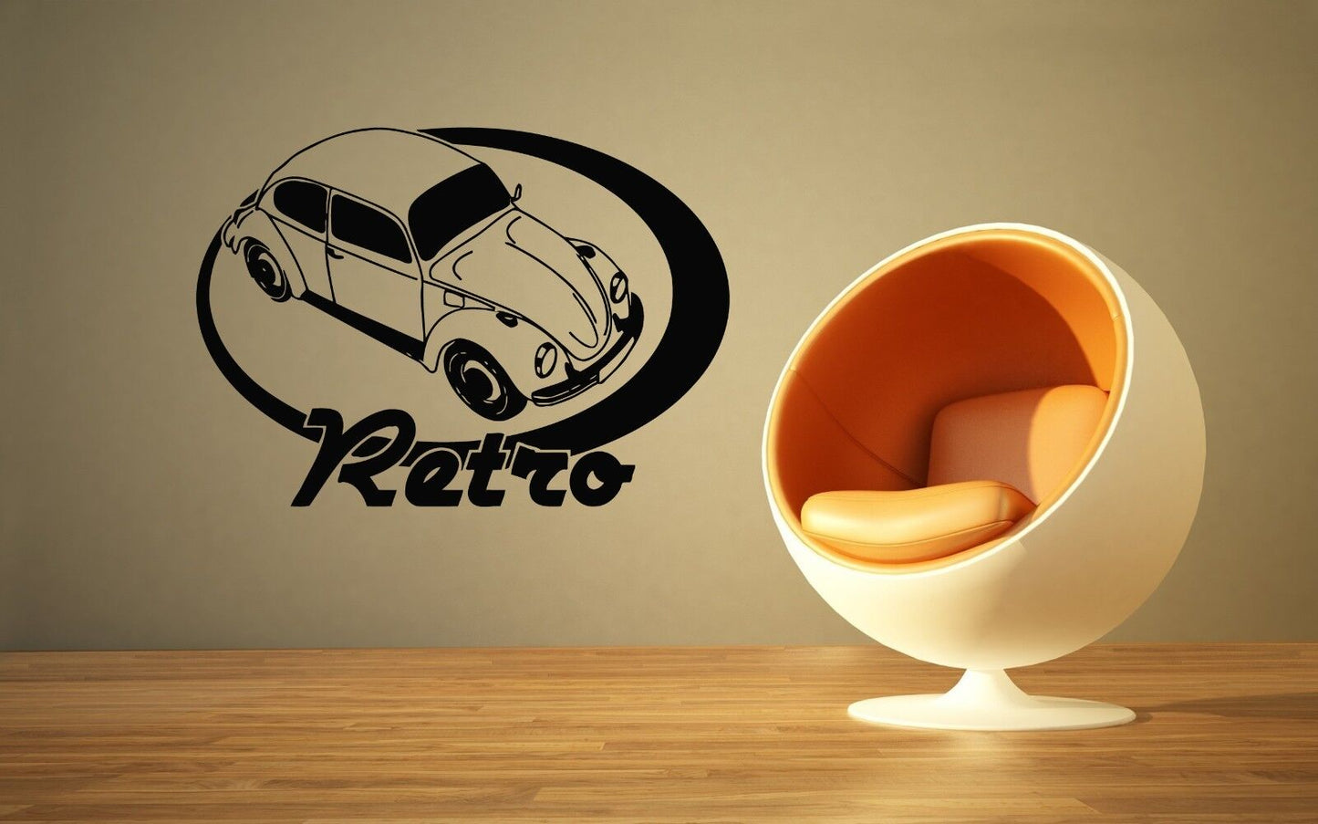 Wall Sticker Vinyl Decal Retro Vintage Car Garage ig1278