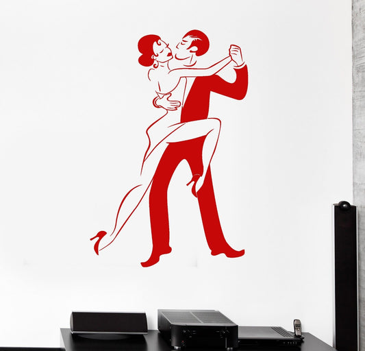 Autocollant mural en vinyle, danseurs de Tango, danse, Passion, mariage (ig1263)