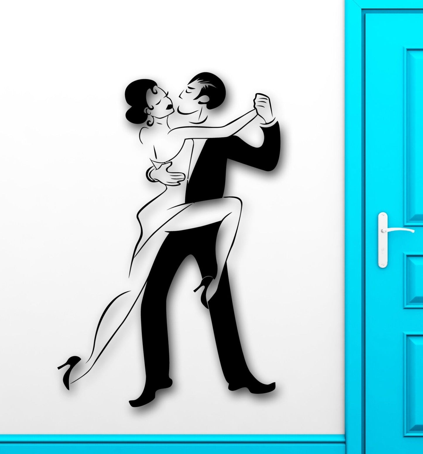 Autocollant mural en vinyle, danseurs de Tango, danse, Passion, mariage (ig1263)