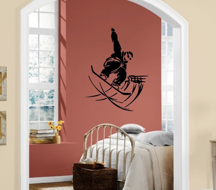 Wall Sticker Vinyl Decal Snowboarding Extreme Winter Sports ig1254