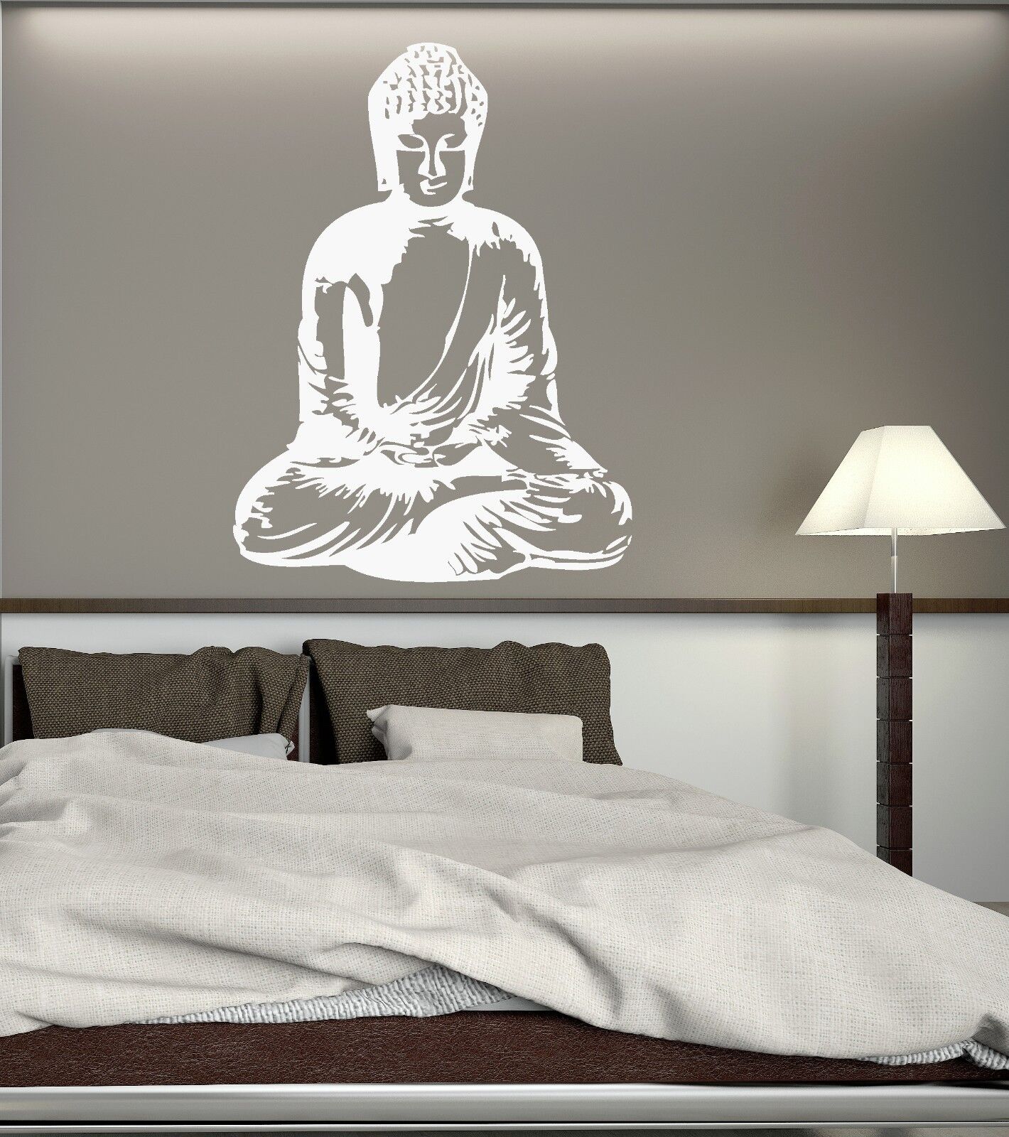 Wall Sticker Buddha Meditation Buddhism Religion Mantra Vinyl Decal (ig1165)