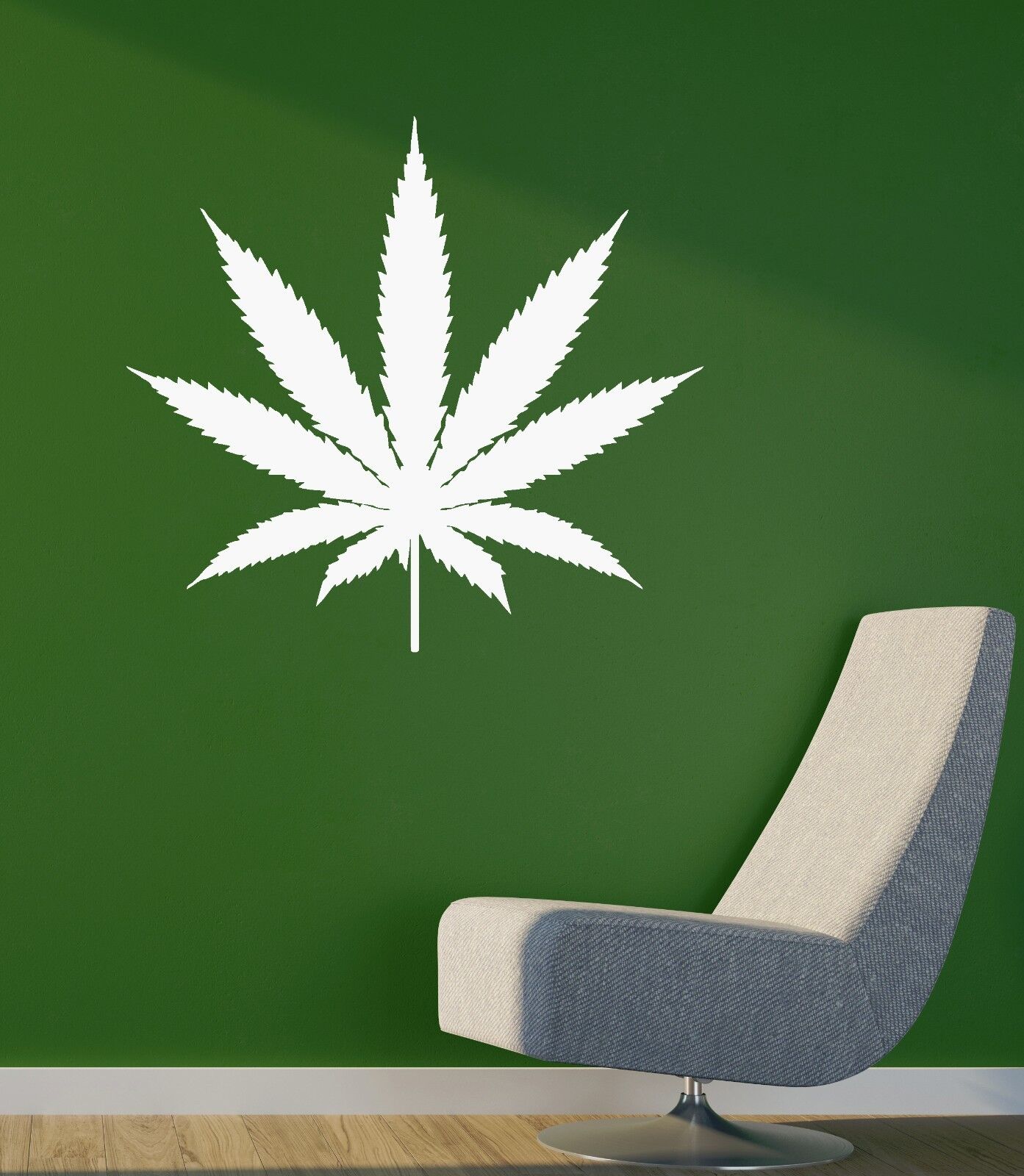 Wall Sticker Vinyl Decal Weed Smoke Rastafarian Cannabis Marijuana Drug (ig1143)