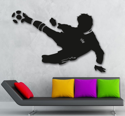 Autocollant mural en vinyle pour fan de sport, ballon de football FIFA, Art de chambre de garçons (ig1139)