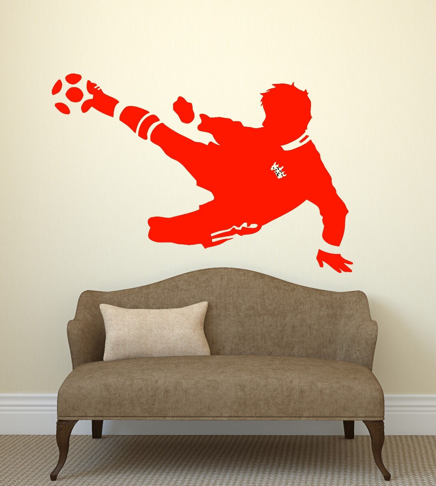 Autocollant mural en vinyle pour fan de sport, ballon de football FIFA, Art de chambre de garçons (ig1139)