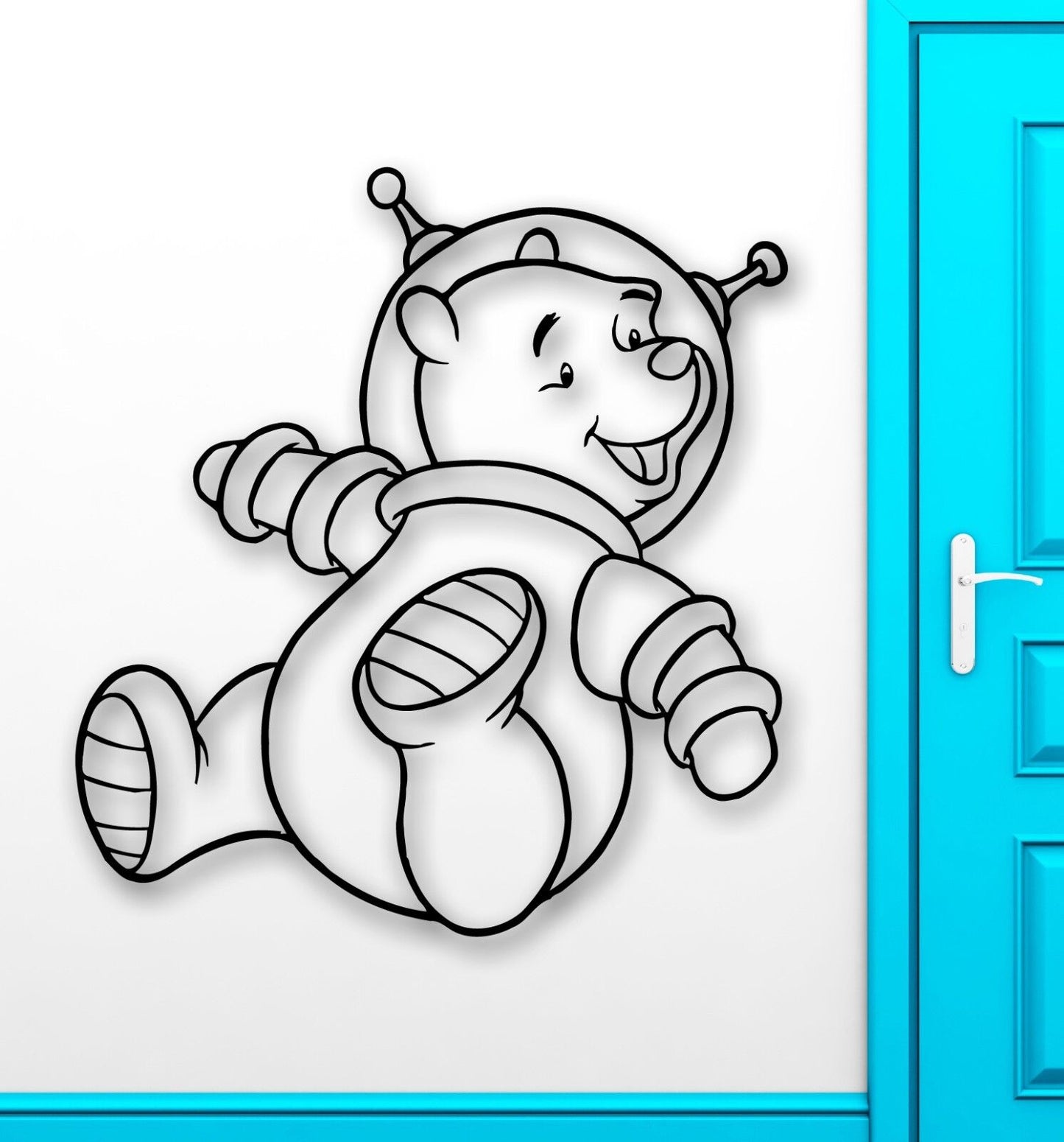 Wall Stickers Vinyl Decal Nursery Winnie The Pooh Cartoon Baby Space (ig1055)