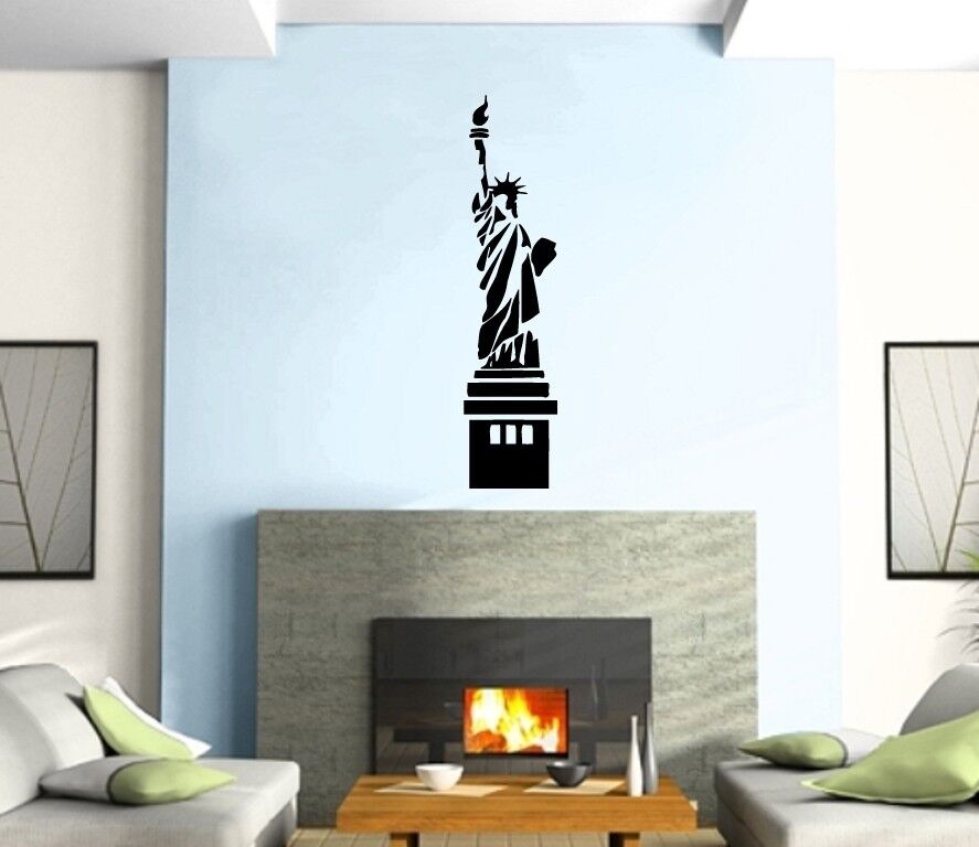 Wall Stickers Vinyl Decal Statue of Liberty United States Symbol (ig1013)