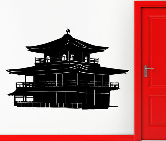 Wall Stickers Vinyl Decal Japan Architecture Pagoda Oriental Temple (ig1007)