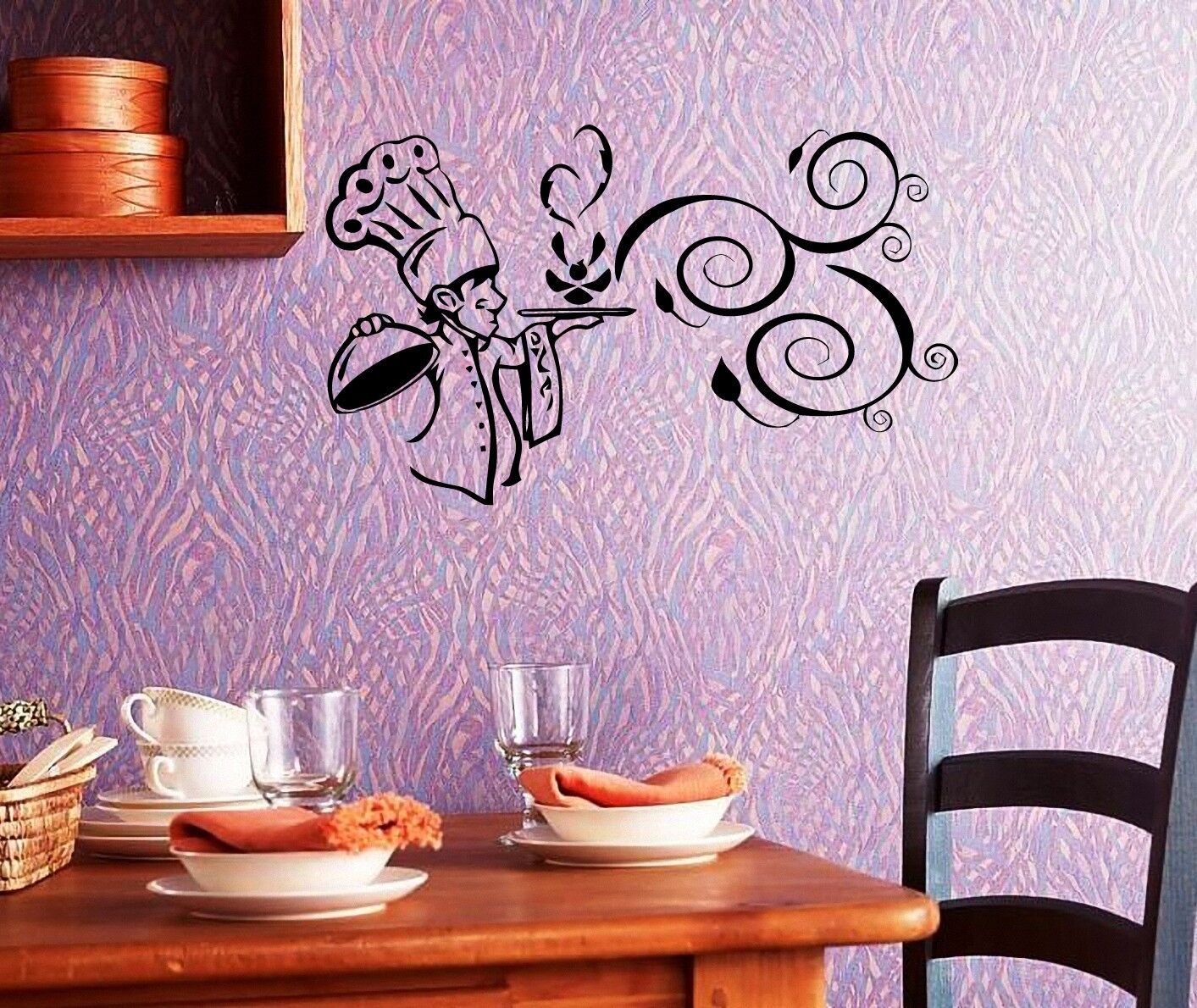 Wall Stickers Vinyl Decal Cook Food Kitchen Restaurant Cafe Business (ig981)