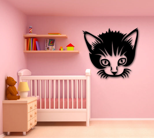 Wall Stickers Vinyl Decal Cute Cat Kitten Pets Animal for Kids Baby (ig972)