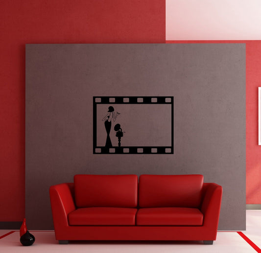 Wall Stickers Vinyl Decal Vintage Hollywood Movie Filmstrip Cool Decor (ig933)