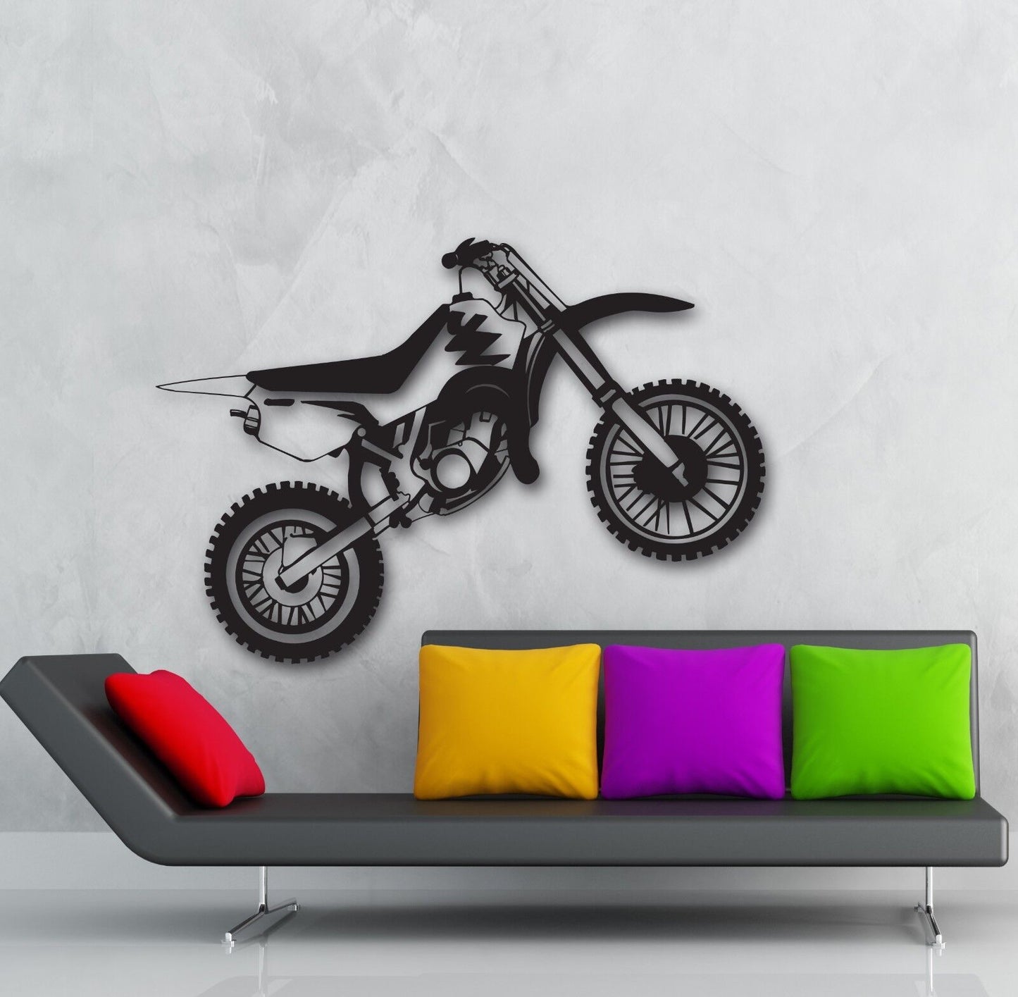 Wall Stickers Vinyl Decal Motorcycle Motorbike Enduro Sport Garage (ig918)