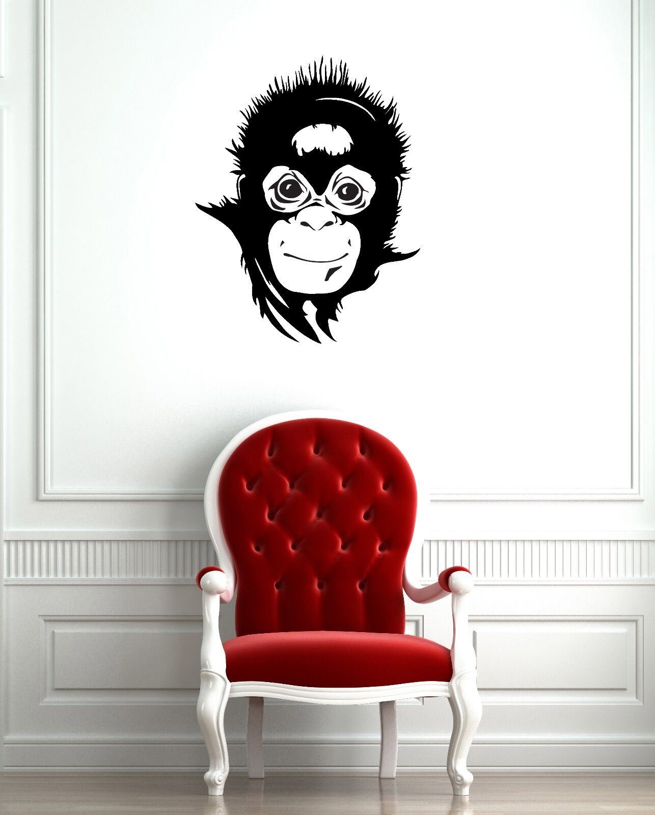 Wall Stickers Vinyl Decal Funny Monkey Jungle Animal Nursery (ig911)