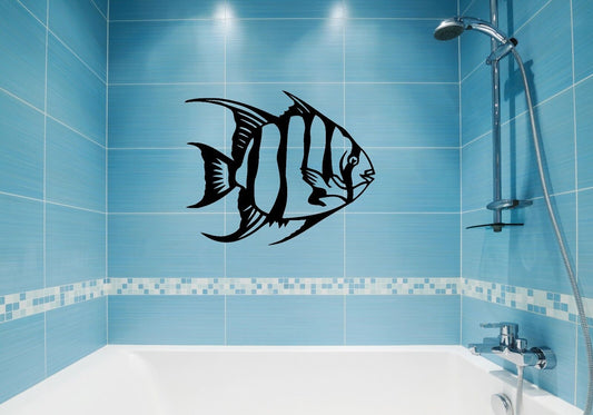 Wall Stickers Vinyl Decal Fish Ocean Marine Decor for Bathroom (ig908)