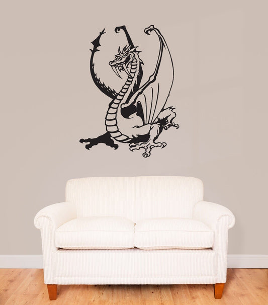 Wall Stickers Vinyl Decal Dragon Fantasy For Children Baby Decor (ig888)