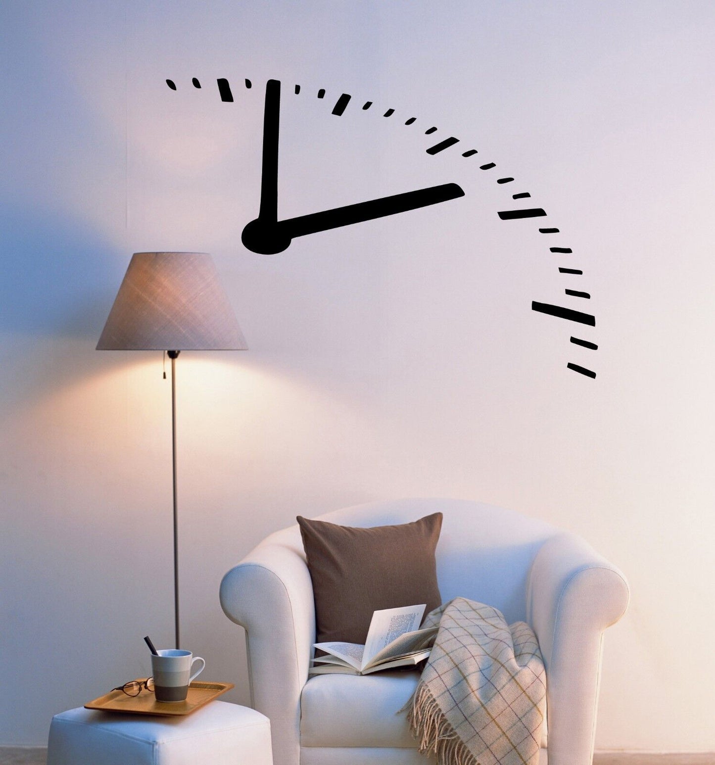 Wall Stickers Vinyl Decal Watch Time Great Decor Living Room Home (ig878)