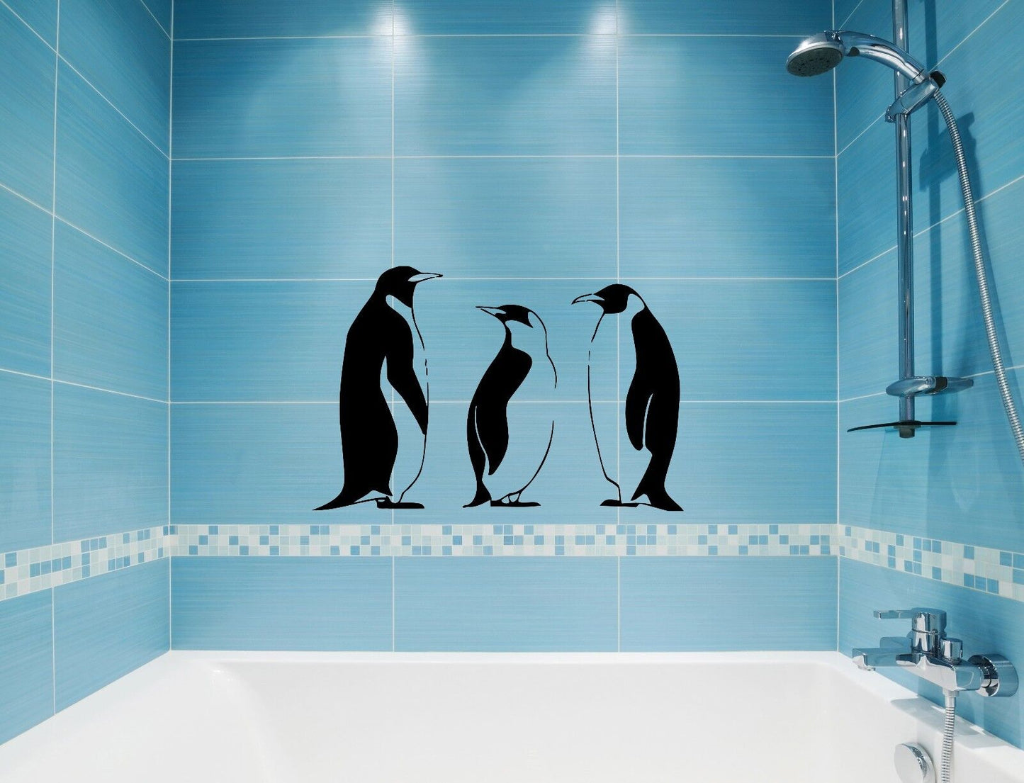 Wall Stickers Vinyl Decal Penguin Winter Animal Great Bathroom Decor (ig872)