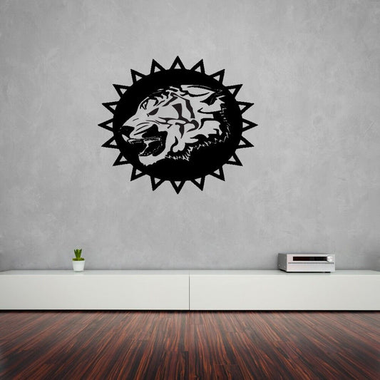 Wall Stickers Vinyl Decal Tiger Bars Predator Animal Tribal (ig868)