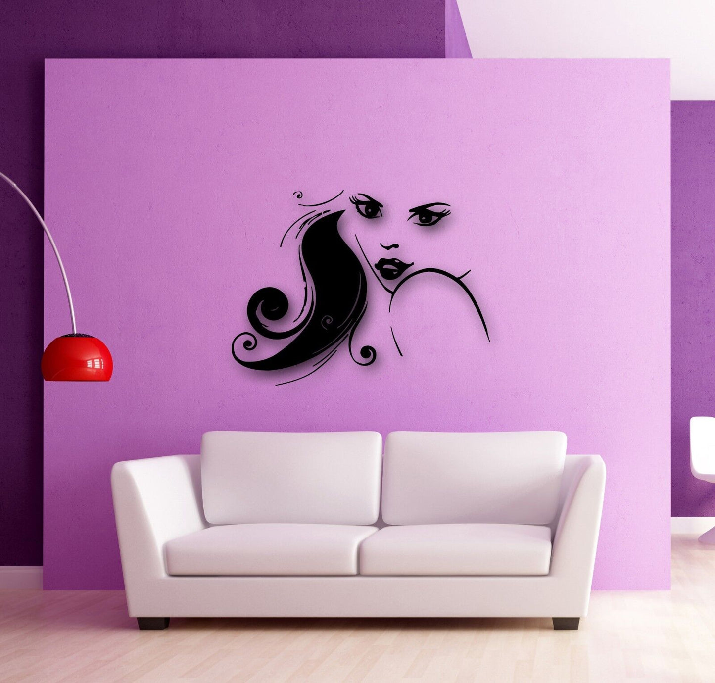 Wall Stickers Vinyl Decal Sexy Girl Beauty Salon Spa (ig852)