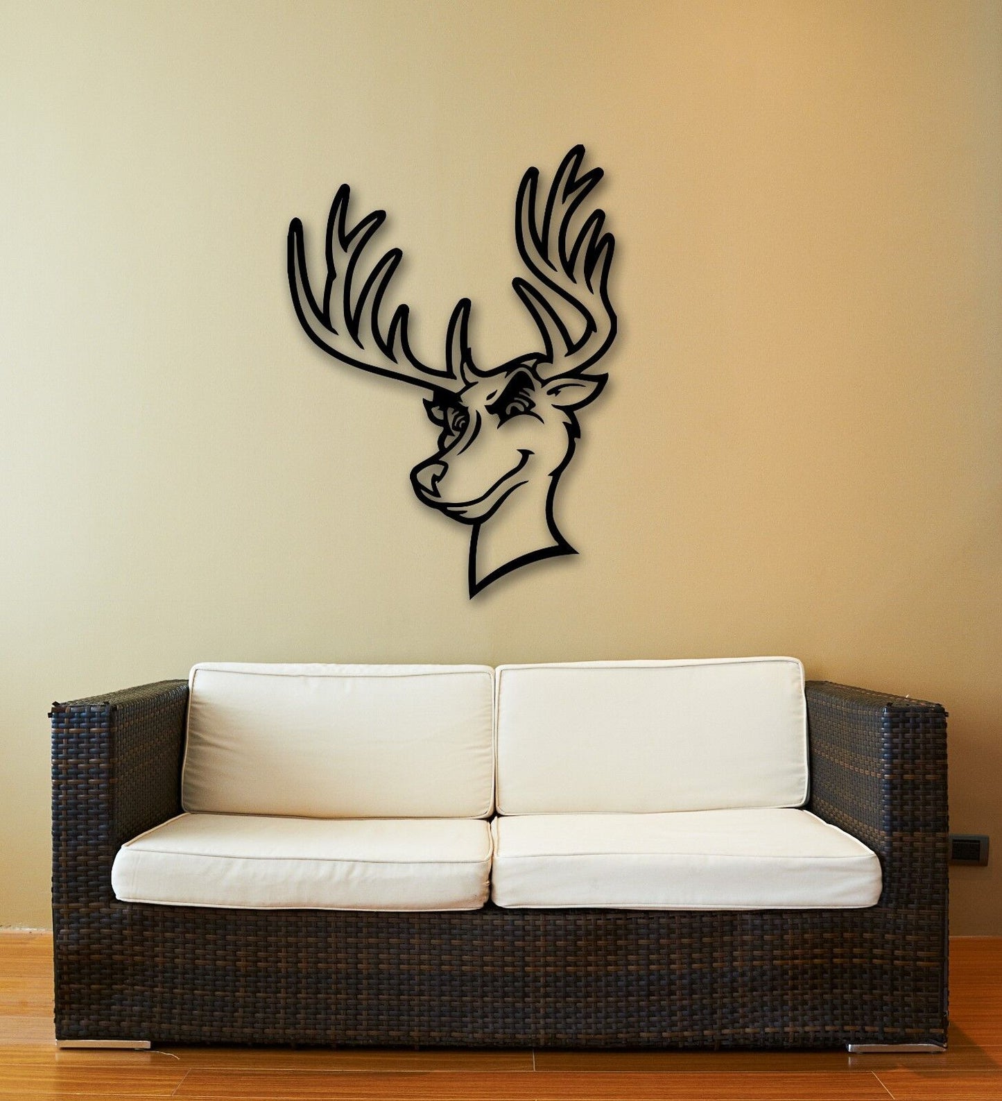 Wall Stickers Vinyl Decal Animal Head Deer Hunting Trophy Woodland (ig775)