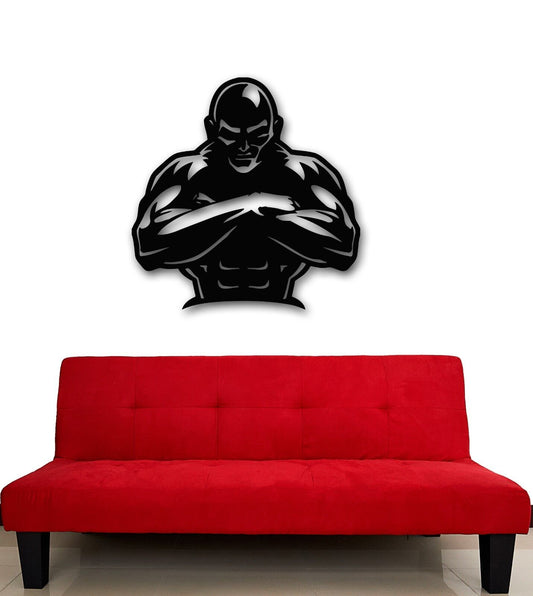 Wall Stickers Vinyl Decal Iron Sport Gym Muscled Bodybuilding (ig770)