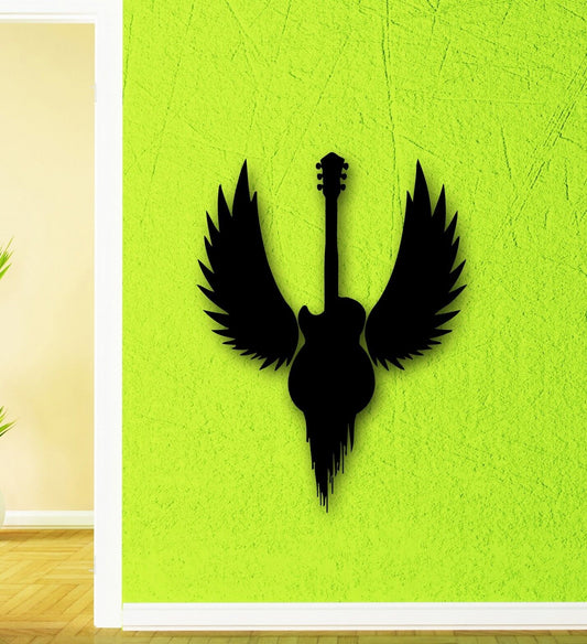 Wall Stickers Vinyl Decal Guitar Music Hard Rock Metal Fans (ig740)