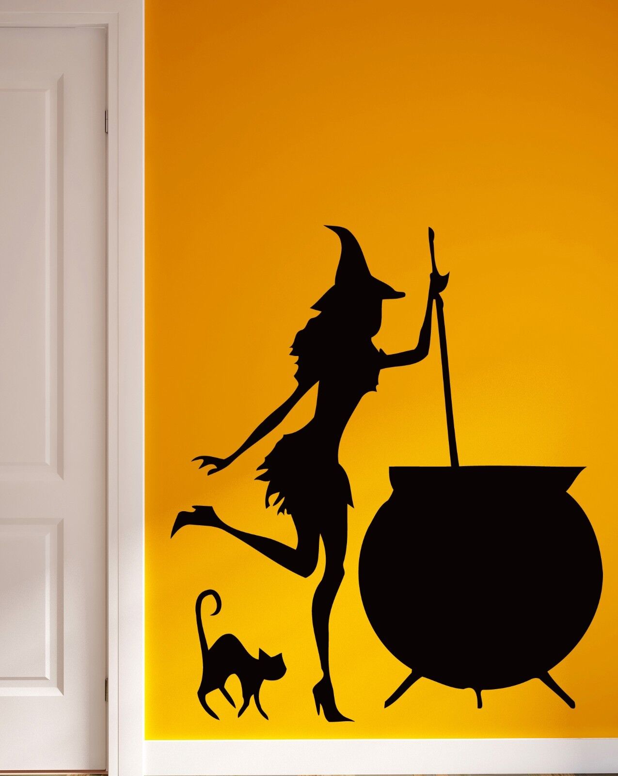 Wall Stickers Vinyl Decal Witch Cauldron Witty Decor for Kitchen (ig717)