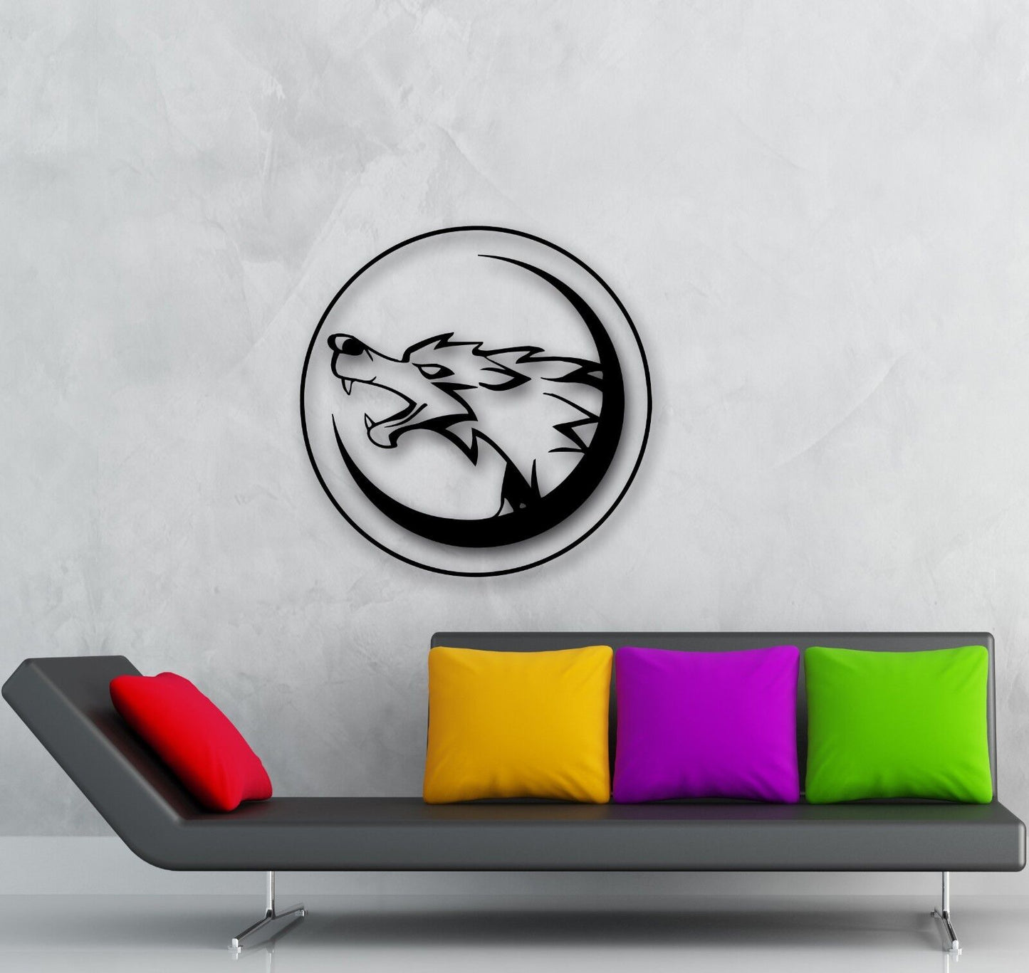 Wall Stickers Vinyl Decal Animal Werewolf Wolf Predator (ig660)