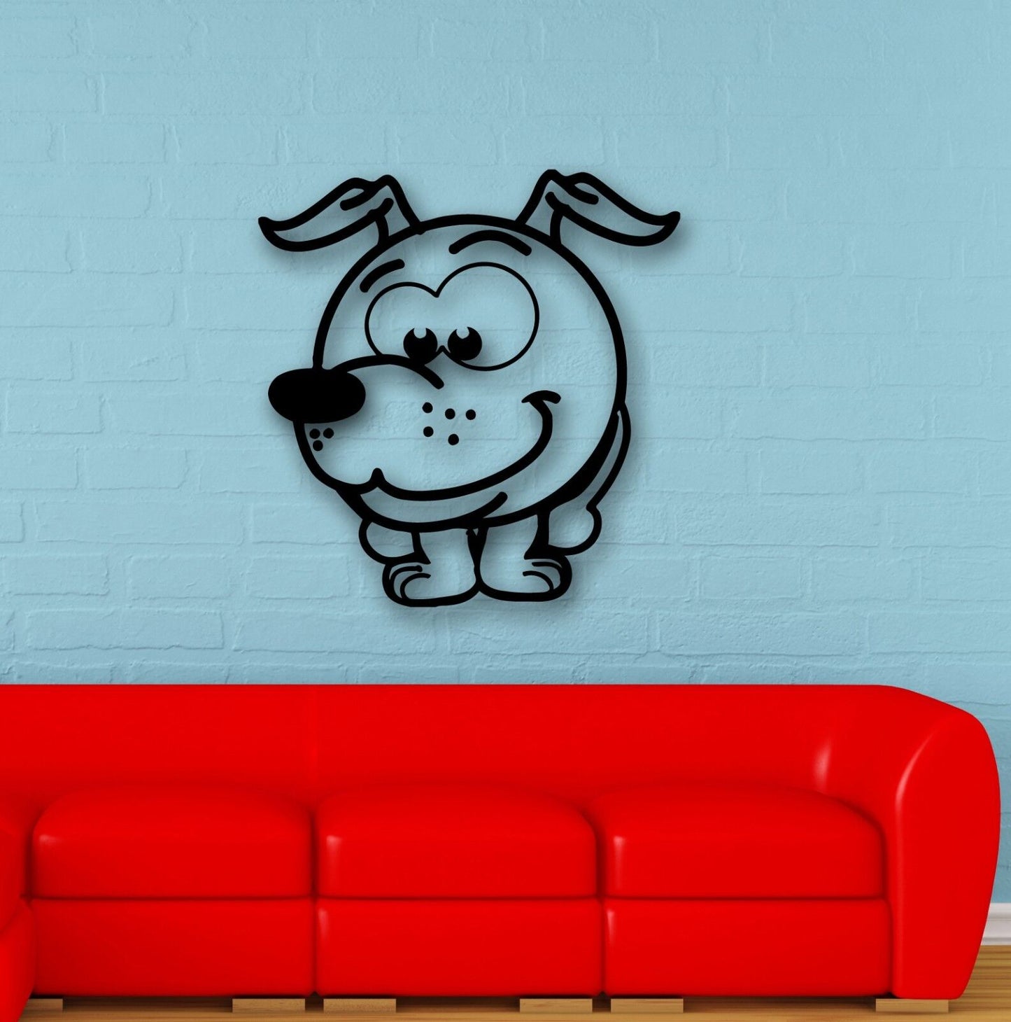 Wall Stickers Vinyl Decal Funny Dog Puppy for Kids Room Nursery (ig629)