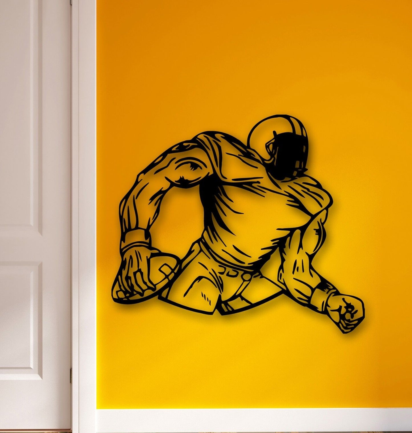 Wall Stickers Vinyl Decal American Football Player for Sports Fans (ig591)