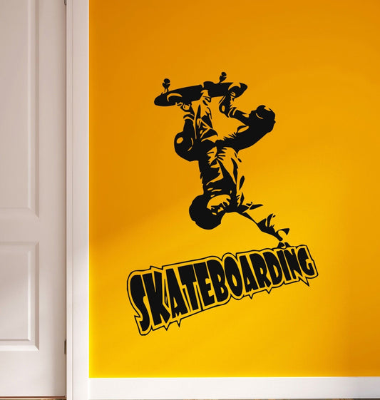 Wall Stickers Vinyl Decal Skateboarding Extreme Sports for Youth (ig588)