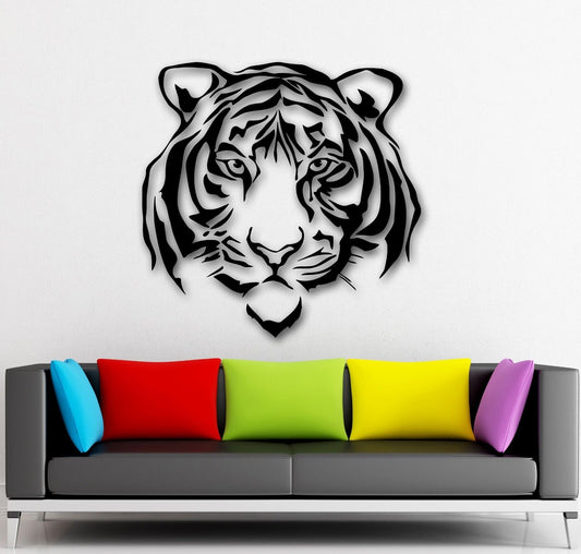 Wall Stickers Vinyl Decal Beautiful Tiger Predator Animal Tribal Decor (ig580)