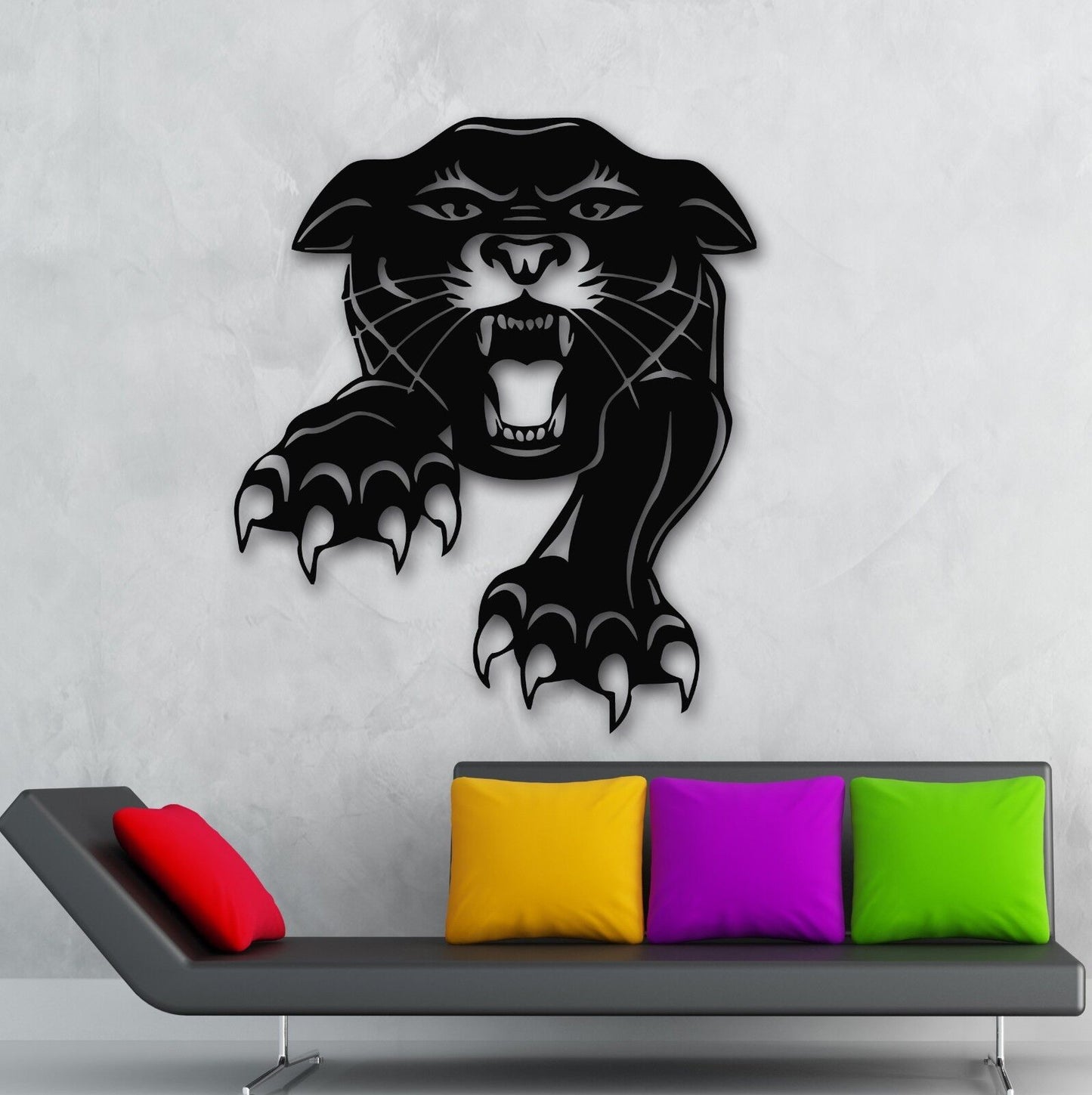 Wall Stickers Vinyl Decal Predator Panther Tribal Animal Cool Decor (ig570)