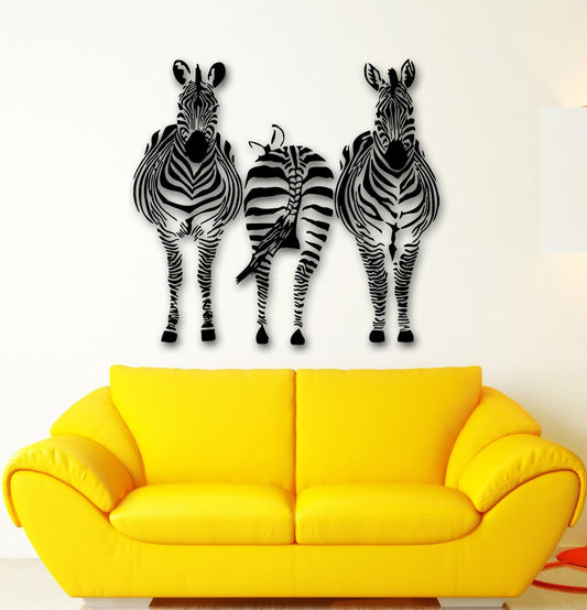 Wall Sticker Vinyl Decal Zebra African Animal Room Decor (ig563)