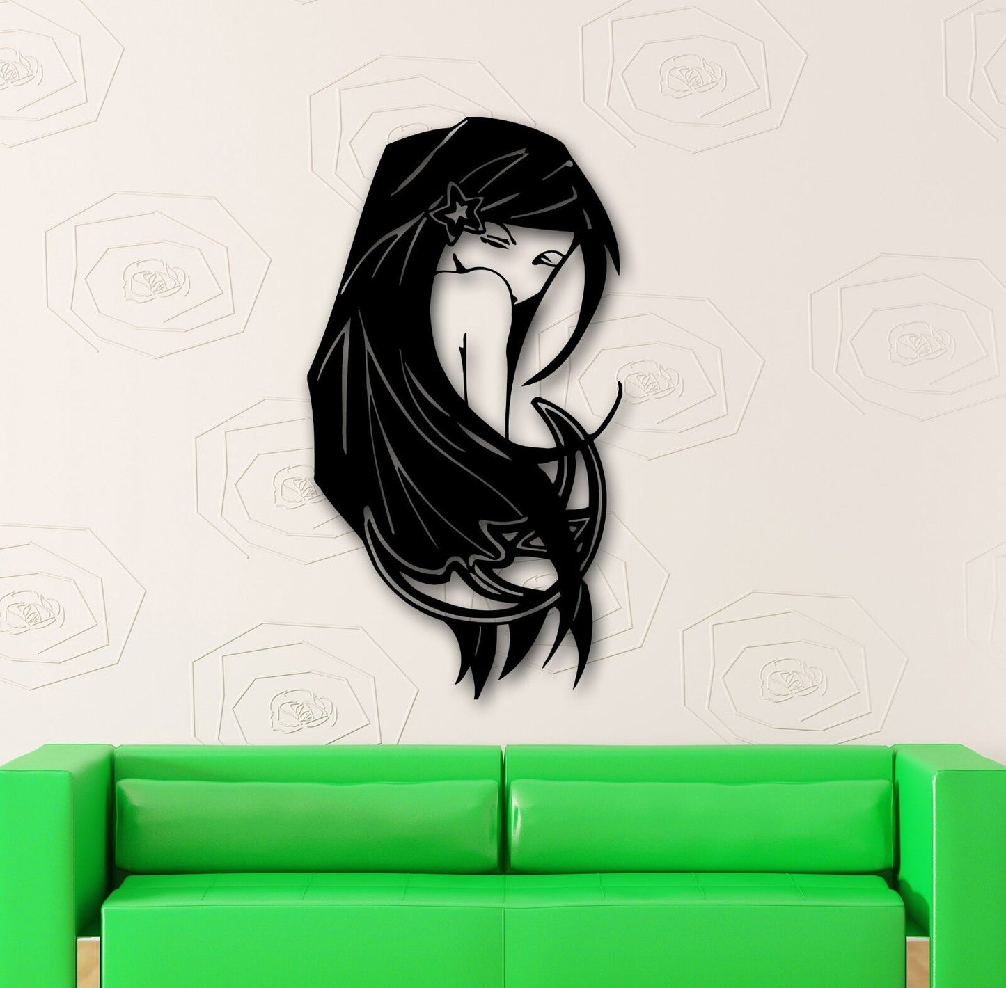 Wall Sticker Vinyl Decal Oriental Teen Girl Anime Manga (ig557)