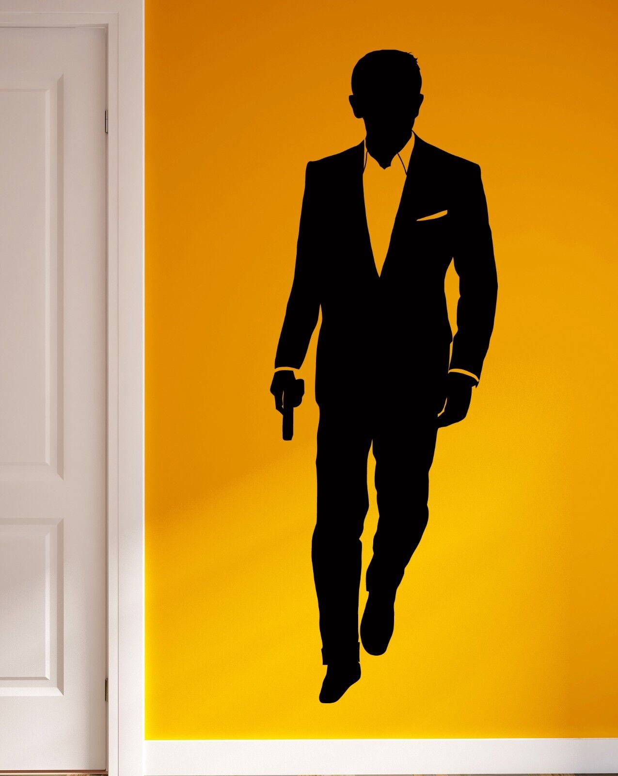 Wall Sticker Vinyl Decal James Bond 007 Secret Agent CIA FBI Decor (z1033)