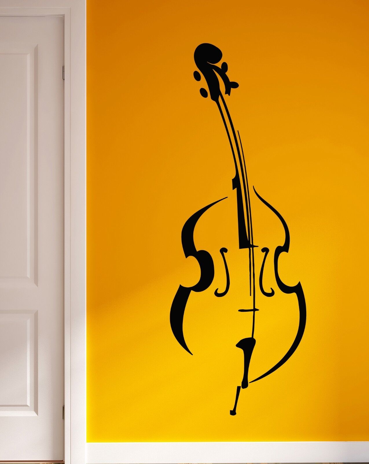 Wall Sticker Vinyl Decal Bass Retro Music Jazz Super Cool Decor (z1060)