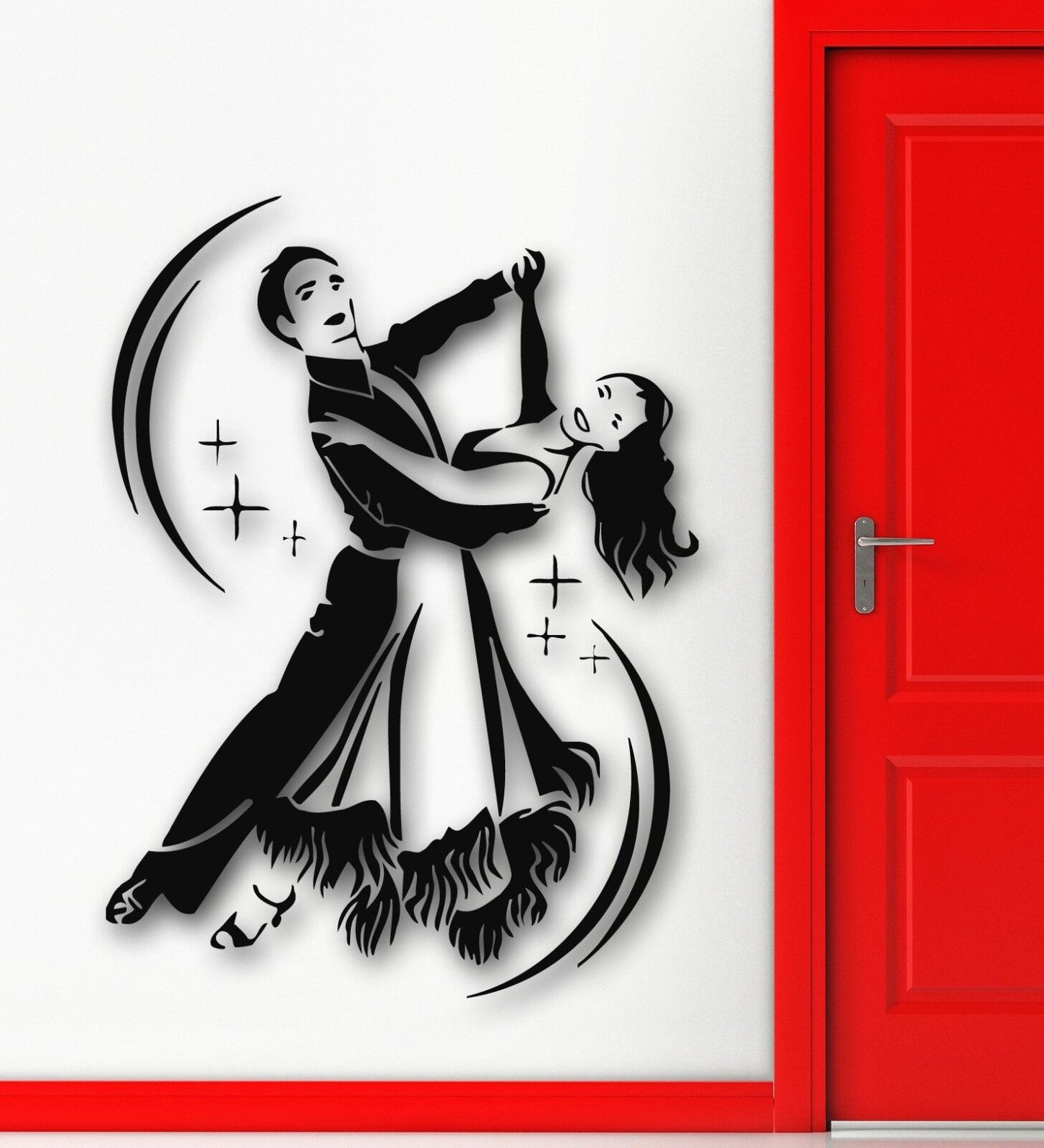 Wall Stickers Vinyl Decal Dance Waltz Wedding Celebration Passion (ig538)