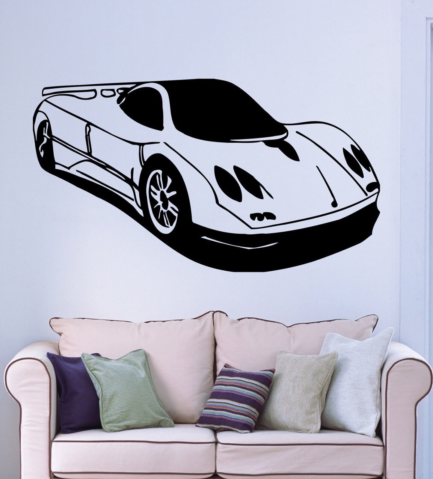 Wall Stickers Vinyl Decal Sports Car Cool Room Decor (ig514)