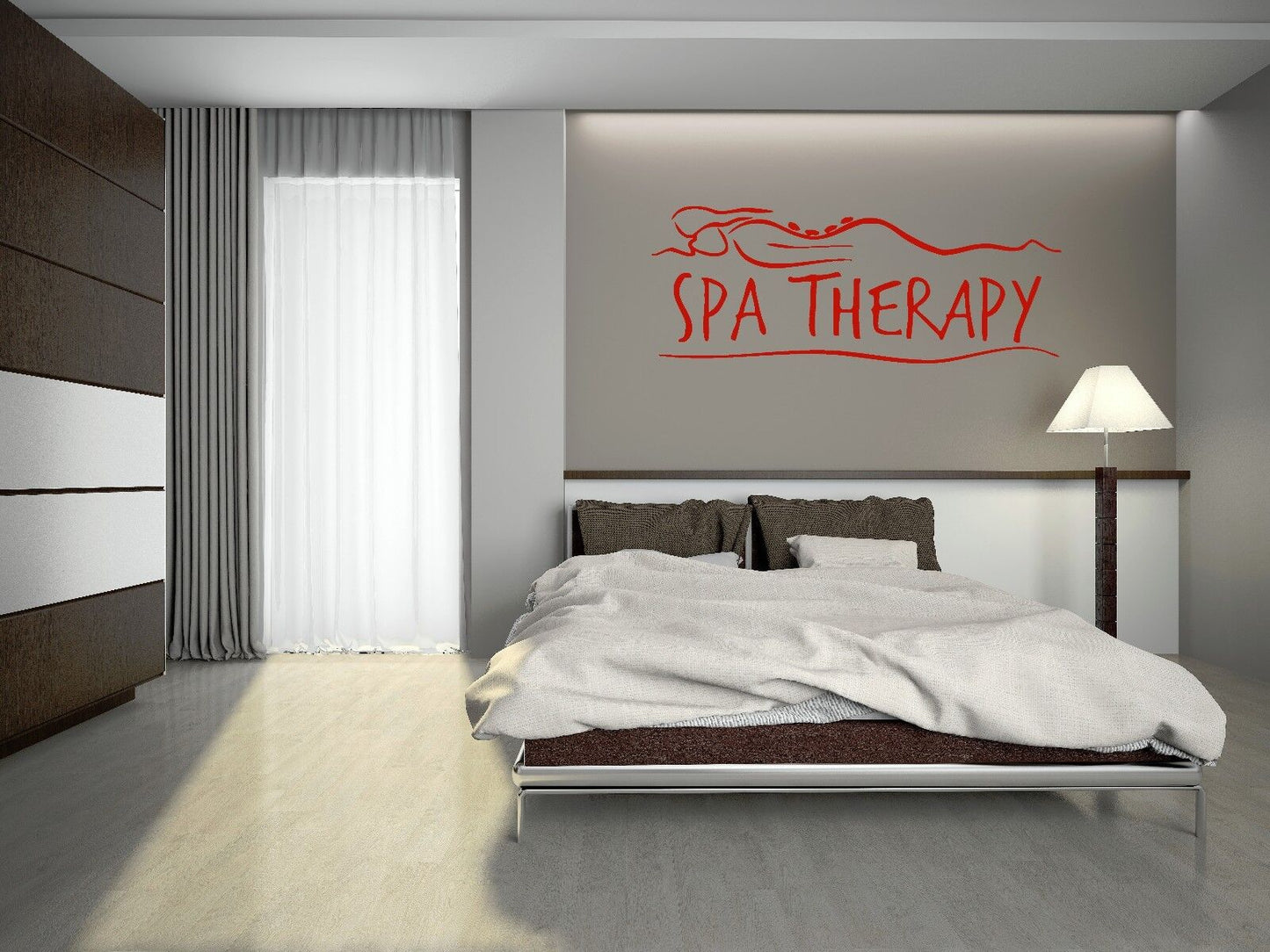 Wall Stickers Vinyl Decal Spa Massage Relax Therapy Girl Health  (ig1707)