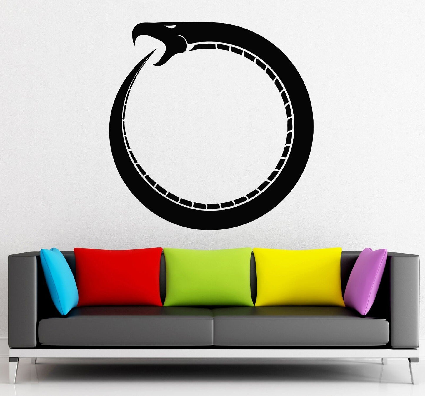 Wall Stickers Vinyl Decal Snake Infinite Philosophy Religion (ig1725)