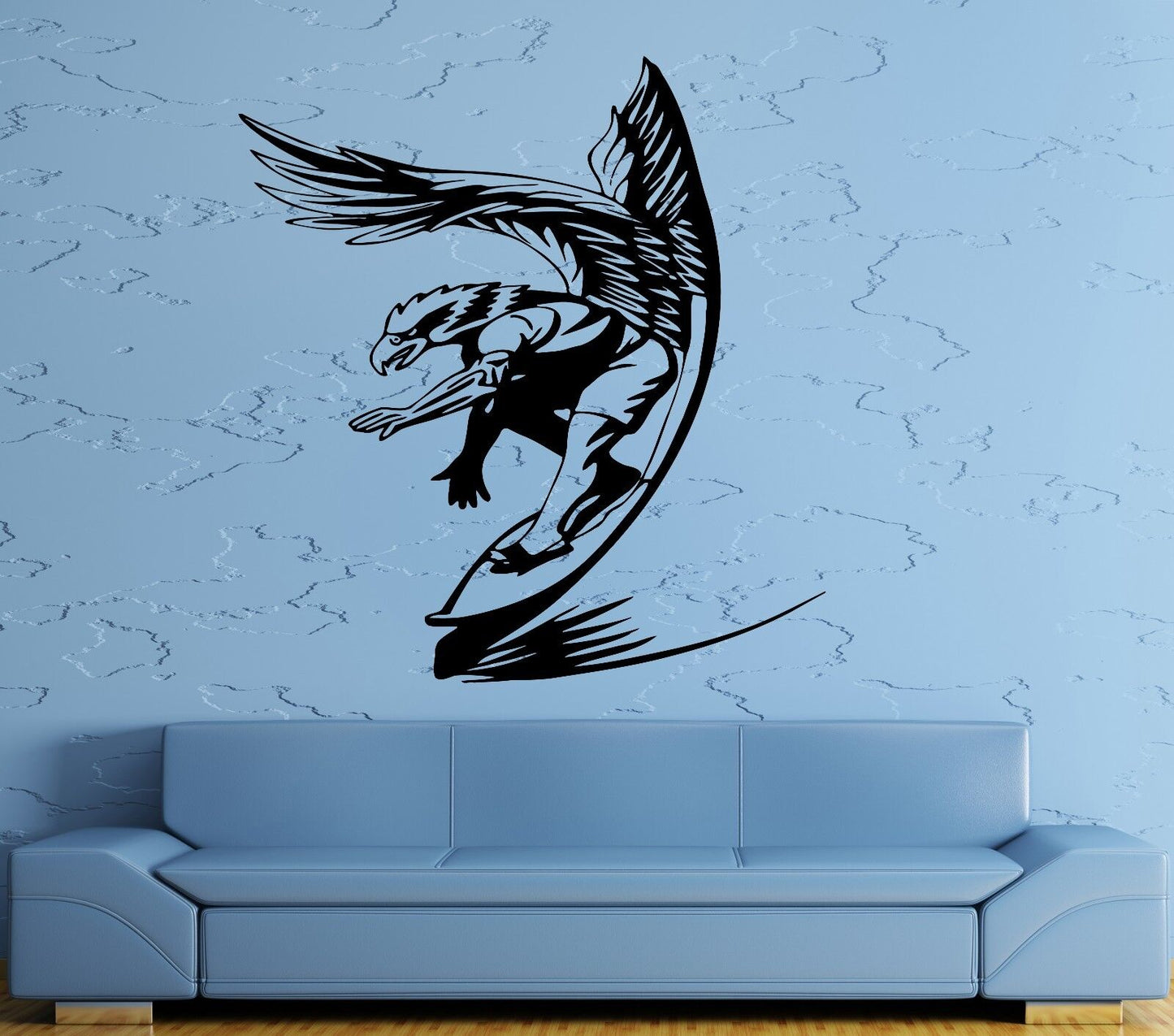 Wall Stickers Vinyl Decal Extreme Water Sports Surfing Ocean Wave (ig1755)