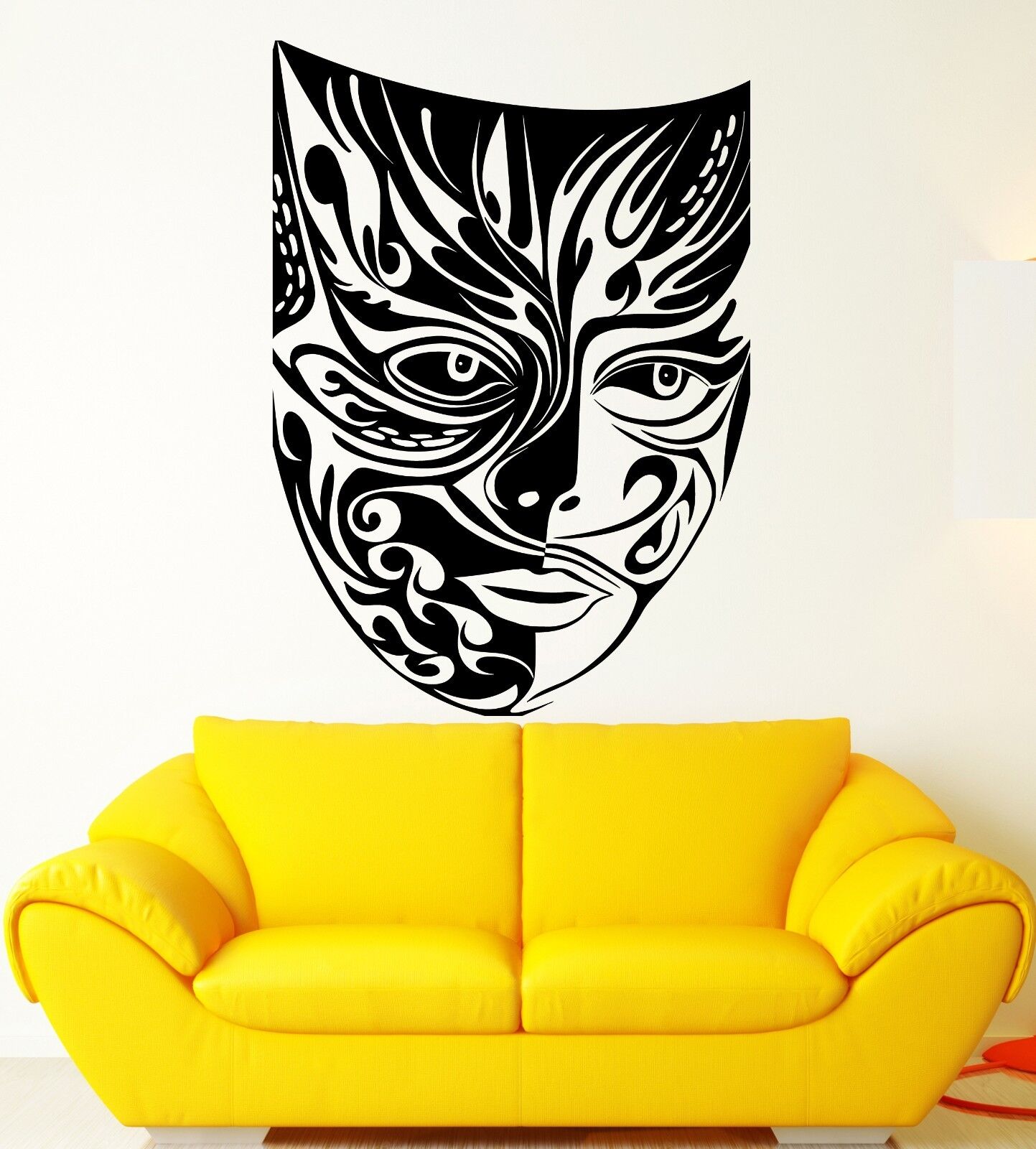 Wall Stickers Vinyl Decal Mask Masquerade Theatre Arts Pattern Theatre (ig1767)