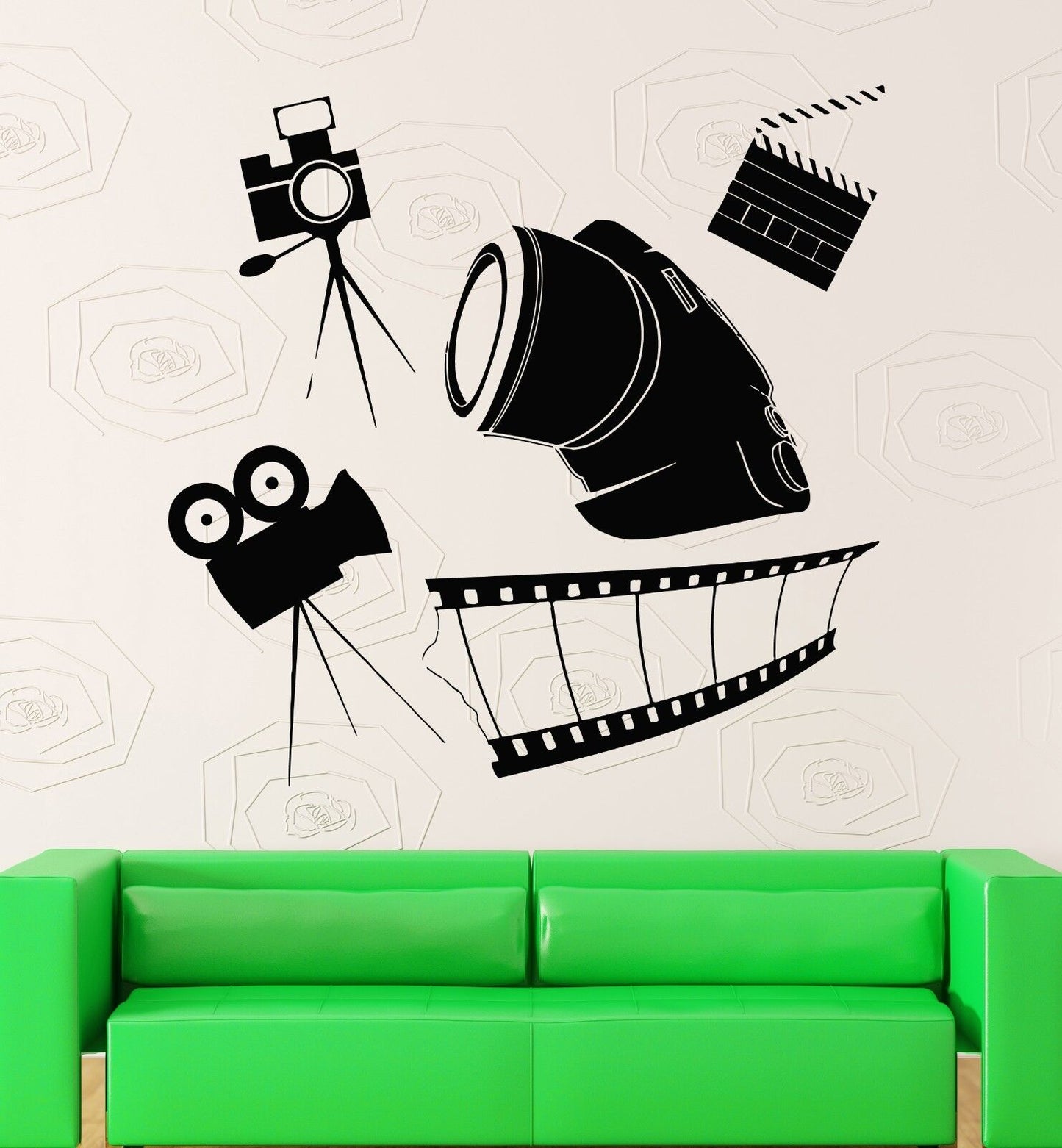 Wall Stickers Vinyl Decal Photo Video Camera Camcorder Arts Decor (ig1785)