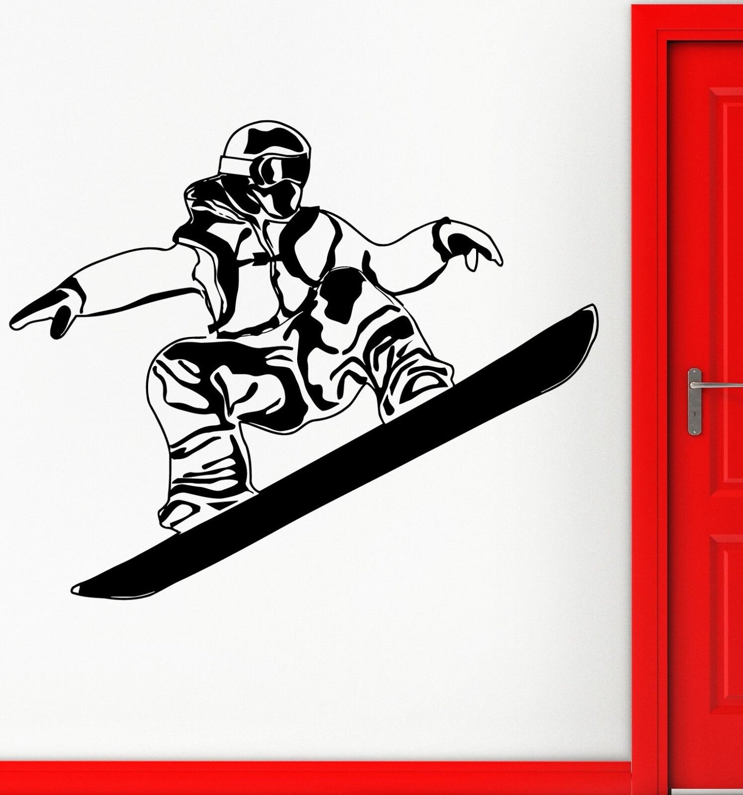 Wall Stickers Vinyl Decal Snowboard Winter Sports Extreme Mountain (ig1869)