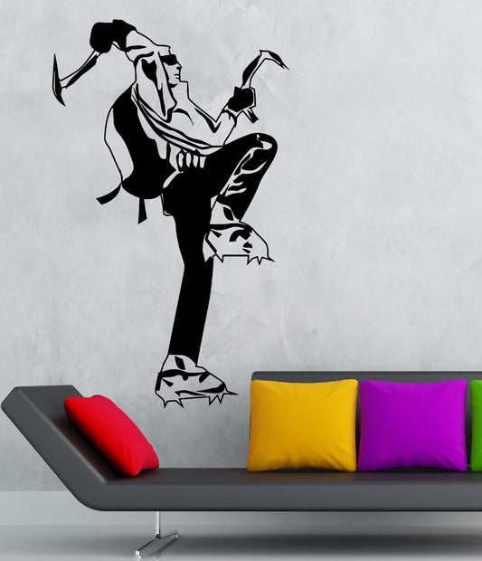 Wall Stickers Vinyl Decal Extreme Sports Mountain Climber Room Decor (ig1871)