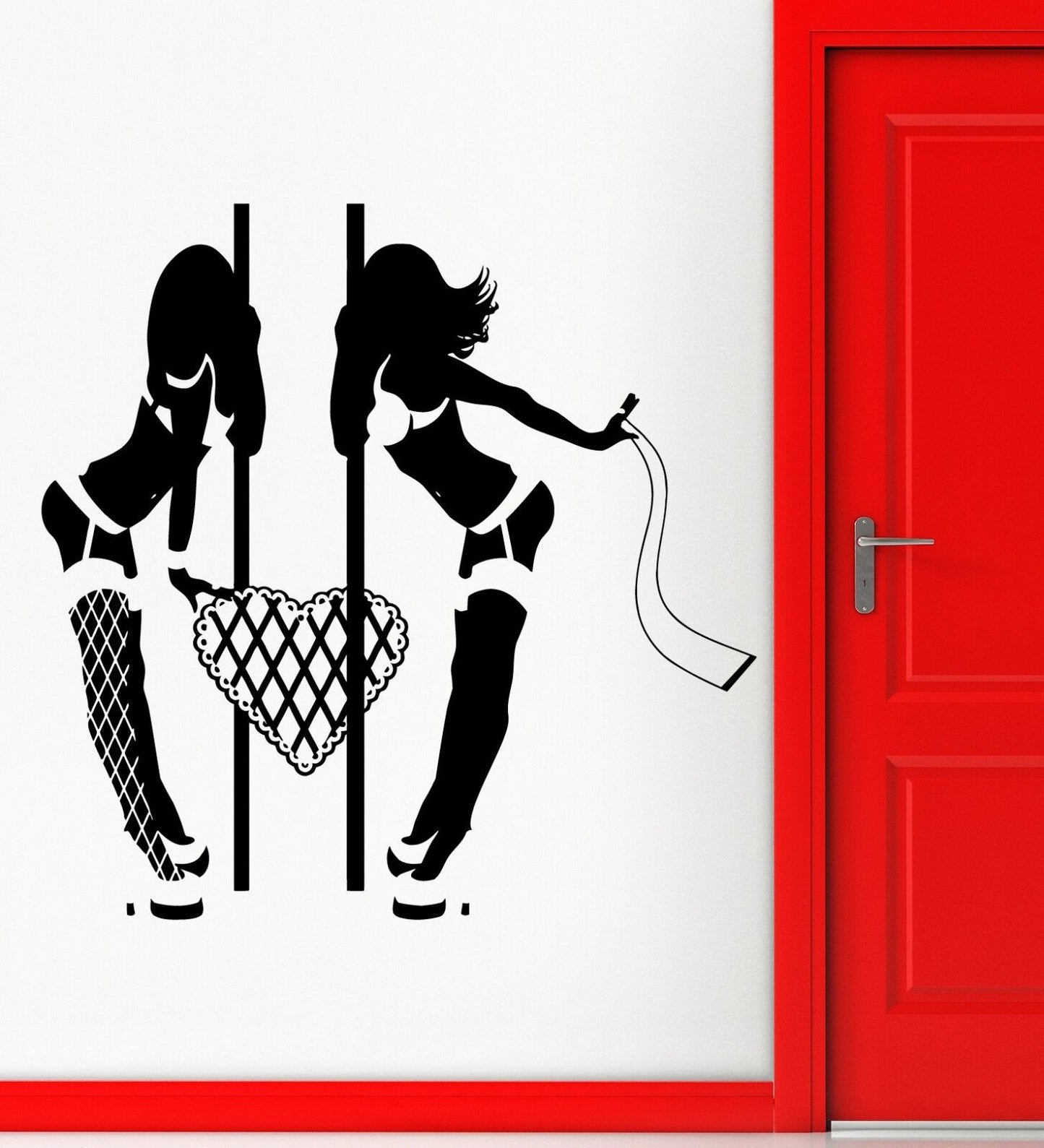 Wall Stickers Vinyl Decal Striptease Dance Go Go Hot Sexy Girl Lingerie (ig1888)